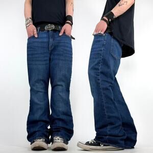Vintage y2k grunge faded bootcut low rise archive skater jeans